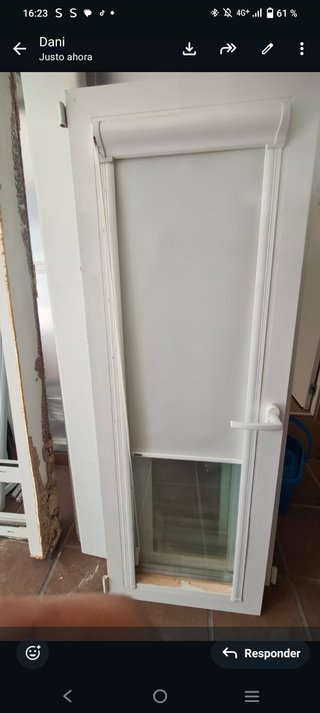 Ventanal aluminio blanco 4 hojas + fijo