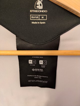 Chaqueta ETXEONDO 76 Goretex infinium talla M