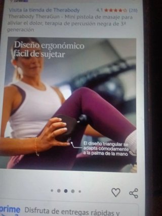mini pistóla de masaje para aliviar el dolor