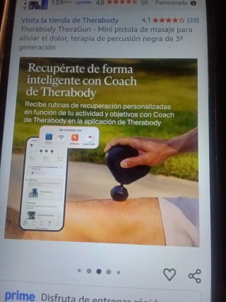 mini pistóla de masaje para aliviar el dolor