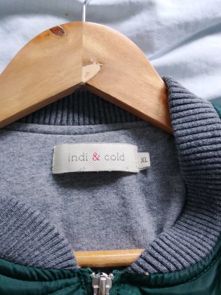 Chaqueta guateada verde botella Indi & Cold