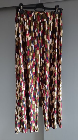 Conjunto kimono + pantalón ancho estampado