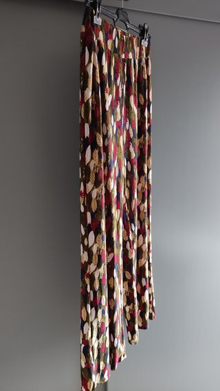 Conjunto kimono + pantalón ancho estampado