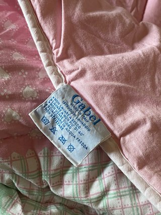 Piumino GABEL singolo rosa e verde