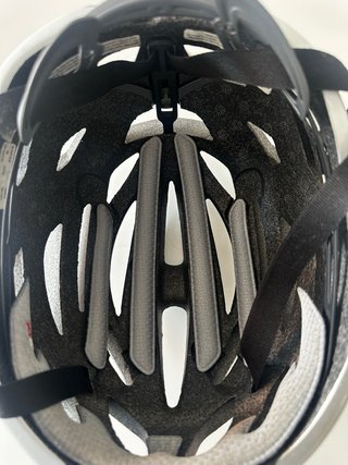 Casco Ciclismo Giro Syntax Talla M Blanco/Plata