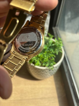 Reloj Maserati Cronógrafo Azul Dorado
