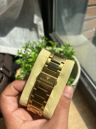 Reloj Maserati Cronógrafo Azul Dorado