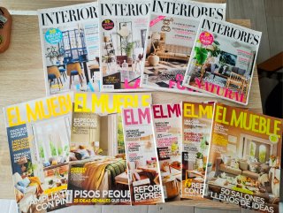 Lote 10 revistas decoración