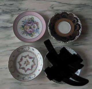 Colección 3 platitos pequeños decorativos