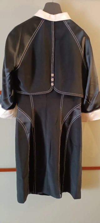 Abito Ferri couture nero e bianco
