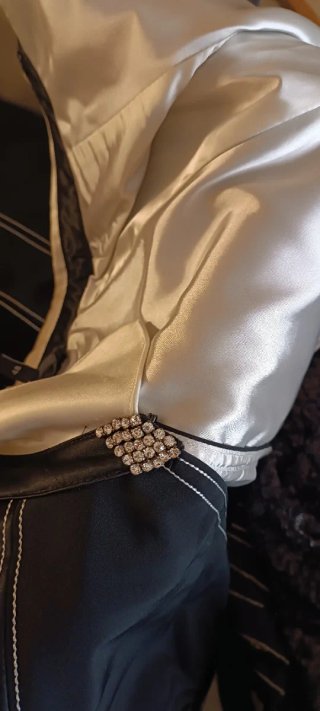 Abito Ferri couture nero e bianco