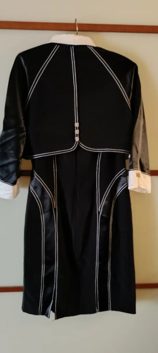 Abito Ferri couture nero e bianco