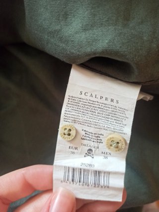 Camisa Scalpers verde hombre