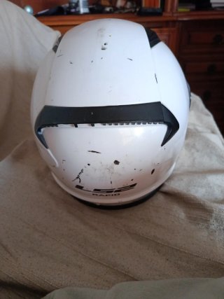 Casco Moto LS2 Talla L Blanco