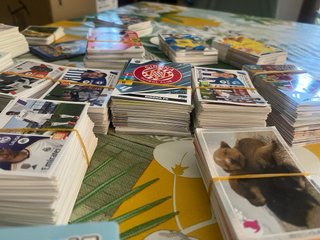 Lote cromos fútbol y otros