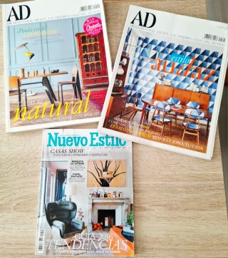 Lote 3 revistas decoración