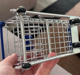Carrito Compra Mini Decorativo