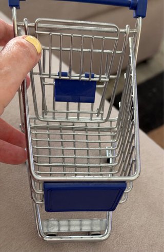 Carrito Compra Mini Decorativo