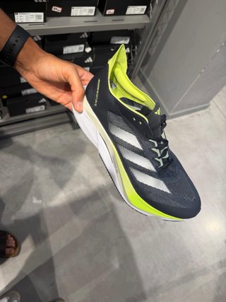 Adidas Adizero Boston 12 Negro/Amarillo Talles