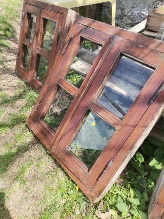 Ventanas madera maciza