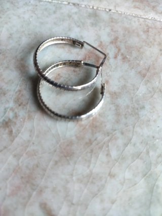 Orecchini donna argento 925cerchi grandi
