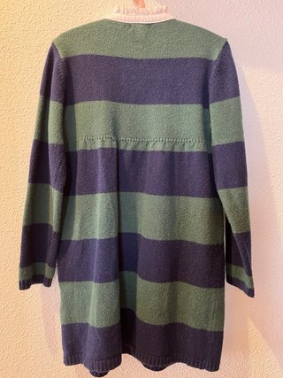 Vestido Gocco Talla 5-6 Rayas Verde/Azul