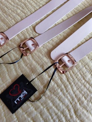 Stock di 3 cinture mej erre panna beige