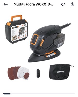 Multilijadora WORX D-TAIL con accesorios
