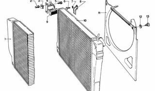 Soporte Radiador BMW 1711109957