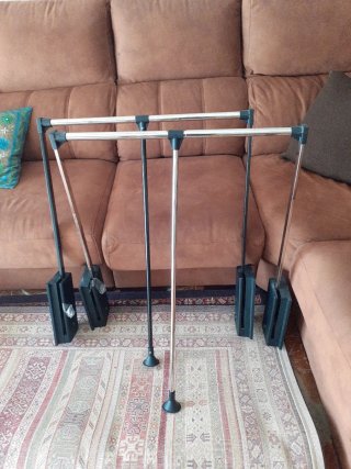 2 percheros basculantes para armario