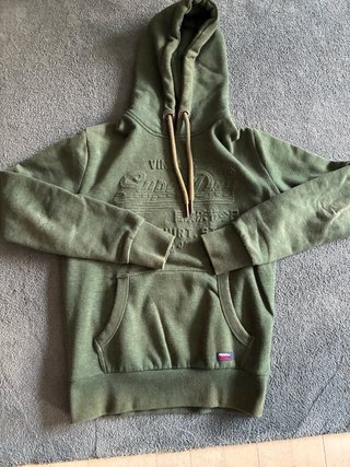 Sudadera Superdry Verde con Capucha