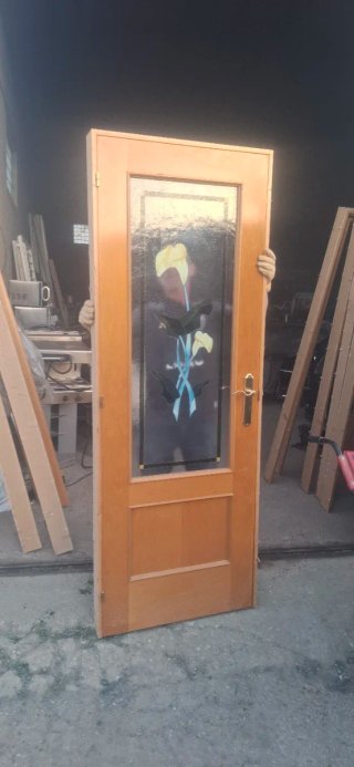 Puerta de madera interior