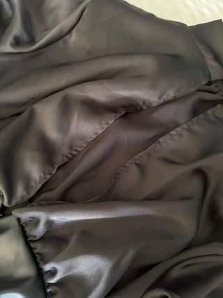 Vestido negro manga larga