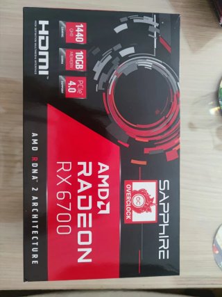 Tarjeta Gráfica Sapphire RX 6700 10GB