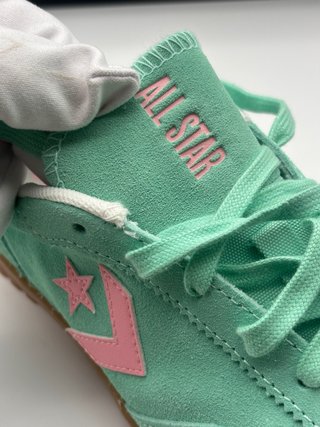 Converse Run Star Trainer Ox Verde/Rosa