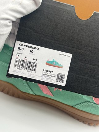 Converse Run Star Trainer Ox Verde/Rosa