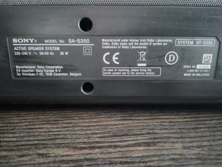 Barra de Sonido Sony con Subwoofer Inalámbrico