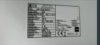 Nevera teka cristal