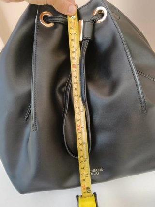 Zaino Tosca Blu nero in pelle