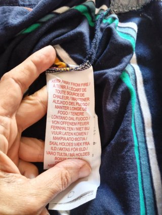 Camiseta Levi's Talla 16/176cm Rayas Retro. Ganga