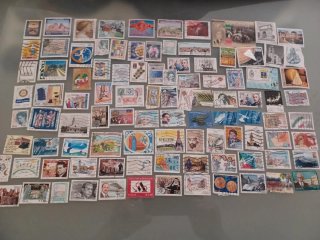 Lotto 100 Francobolli Italia euro usati