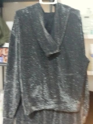 Chándal fiesta Oysho negro/plata Talla M