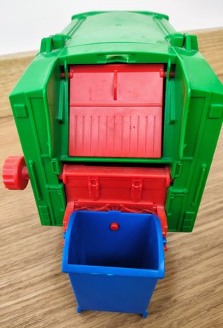 CAMION DE BASURA DE JUGUETE VERDE Dickie Toys 12"
