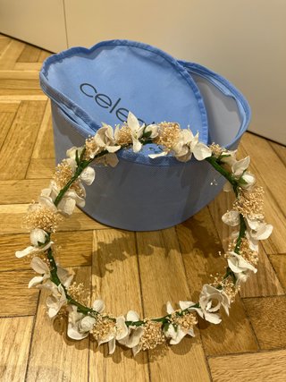 Corona de flores comunión