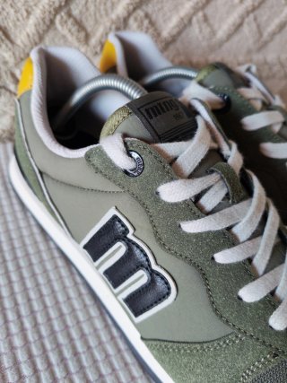 Zapatillas Mustang Verde y Amarillo