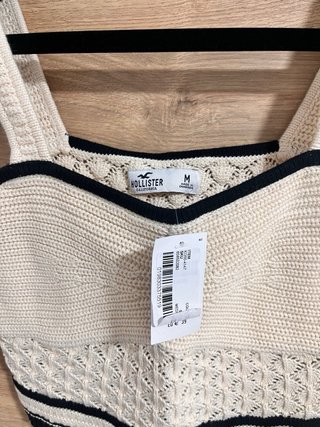 Croptop | Top Corto | Punto |Hollister Talla M