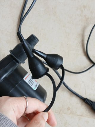 Colchón hinchable con hinchador eléctrico