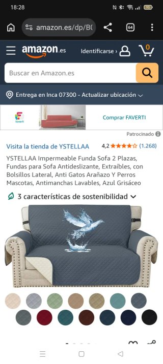 Fundas para sofás de 3 y 2 plazas