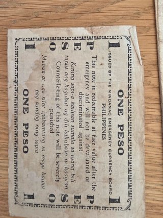 Lotes de 10  Billetes Filipinas y Japón