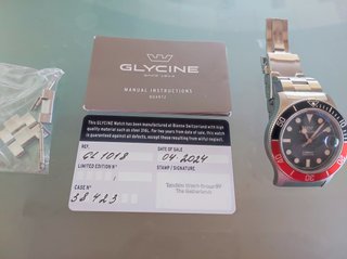 Reloj Glycine Cuarzo Diver 42mm